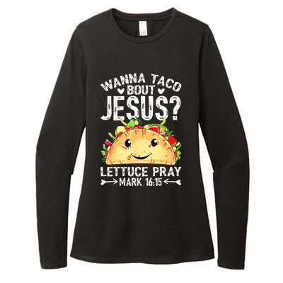 Wanna Taco Bout Jesus Cinco De Mayo Women Men Christian Womens CVC Long Sleeve Shirt