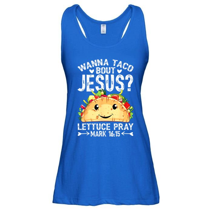 Wanna Taco Bout Jesus Cinco De Mayo Women Men Christian Ladies Essential Flowy Tank