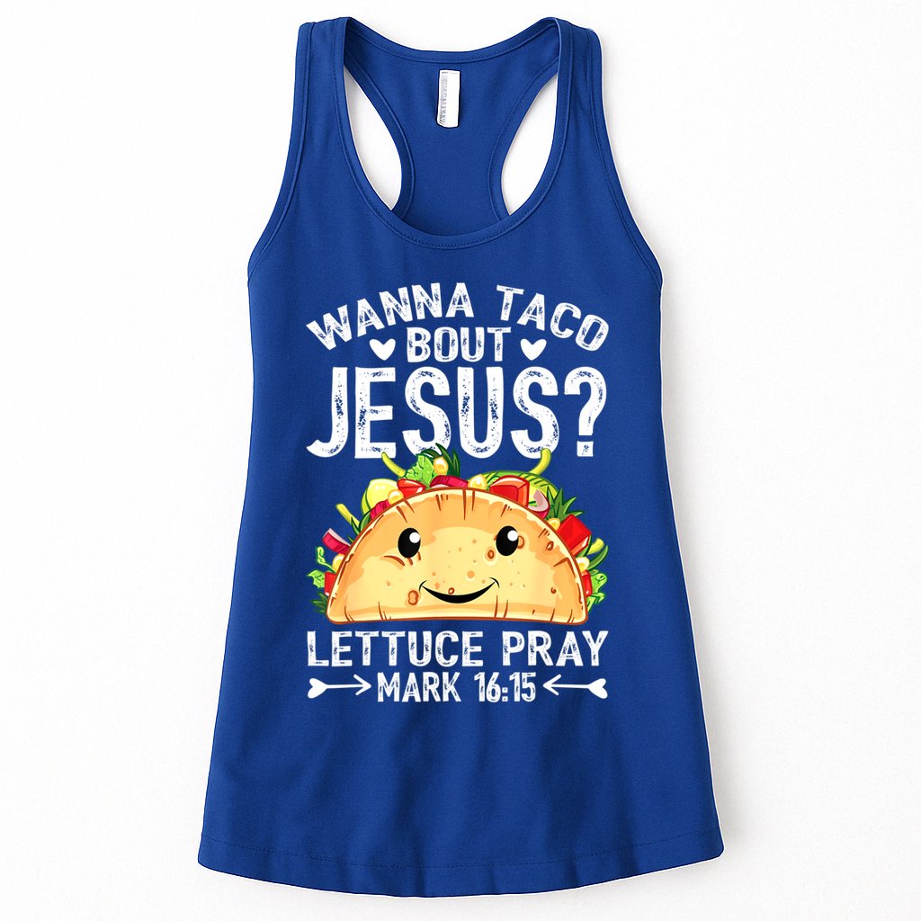 Wanna Taco Bout Jesus Cinco De Mayo Women Men Christian Womens Tank Top