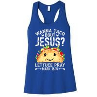 Wanna Taco Bout Jesus Cinco De Mayo Women Men Christian Women's Racerback Tank