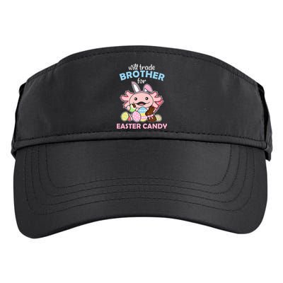 Will Trade Brother For Easter Candy Cute Axolotl Adult Drive Performance Visor