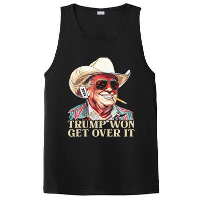 Western Trump Cowboy Trump Won Get Over It PosiCharge Competitor Tank