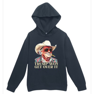 Western Trump Cowboy Trump Won Get Over It Urban Pullover Hoodie