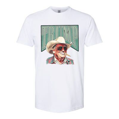 Western Trump Cowboy Make America Great Trump Daddy Maga Softstyle® CVC T-Shirt