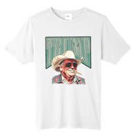 Western Trump Cowboy Make America Great Trump Daddy Maga Tall Fusion ChromaSoft Performance T-Shirt