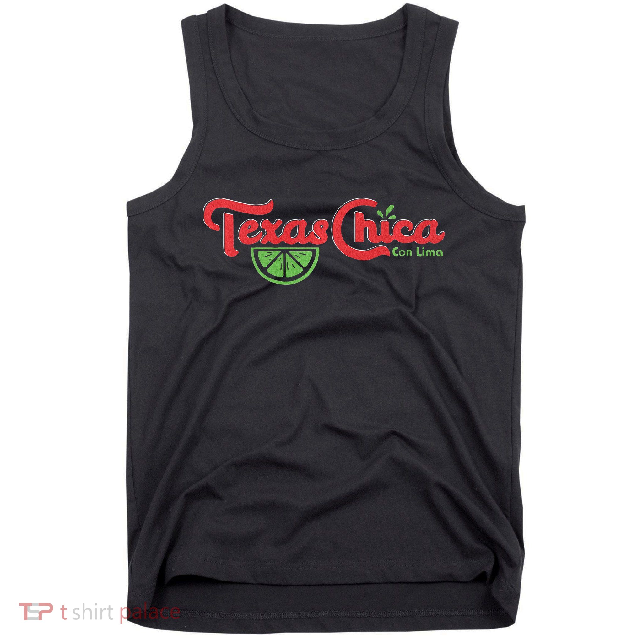 Women Texas Chica Latina Graphic 1 Proud Vintage Texas Pride Tank Top