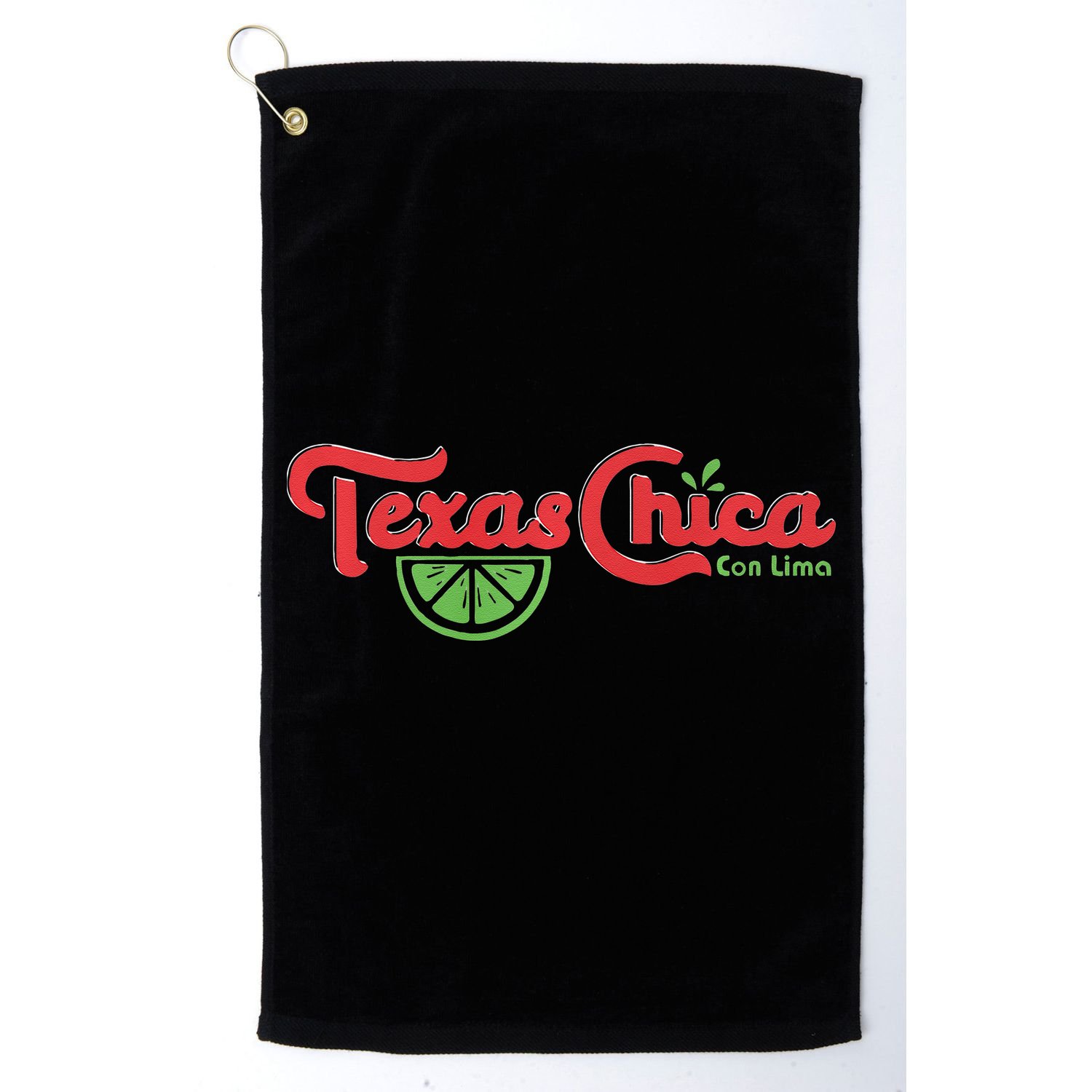 Women Texas Chica Latina Graphic 1 Proud Vintage Texas Pride Golf Towel