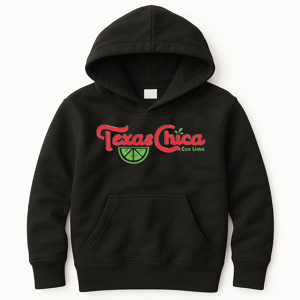 Women Texas Chica Latina Graphic 1 Proud Vintage Texas Pride Kids Hoodie