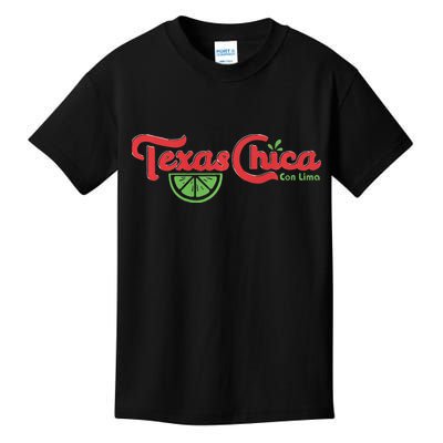 Women Texas Chica Latina Graphic 1 Proud Vintage Texas Pride Kids T-Shirt