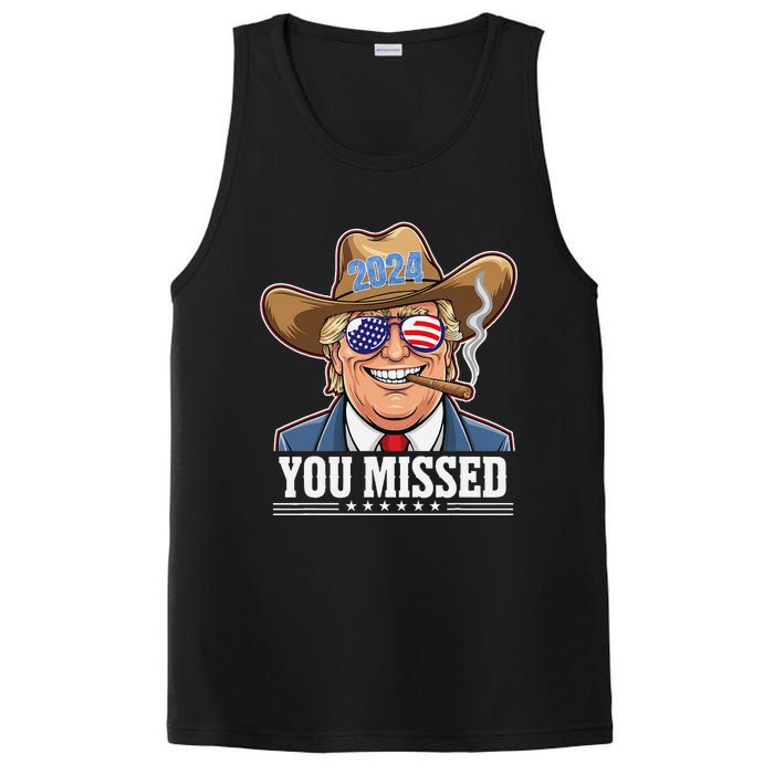 Western Trump Cowboy You Missed PosiCharge Competitor Tank