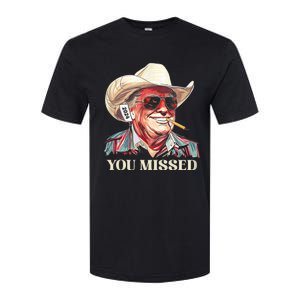 Western Trump Cowboy You Missed Softstyle CVC T-Shirt