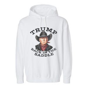 Western Trump Cowboy Garment-Dyed Fleece Hoodie