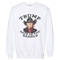 Western Trump Cowboy Garment-Dyed Sweatshirt