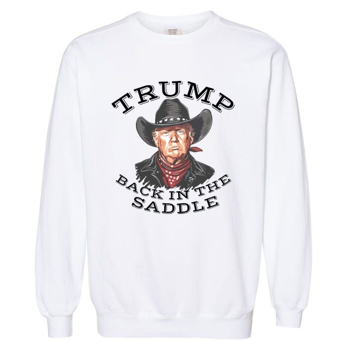 Western Trump Cowboy Garment-Dyed Sweatshirt