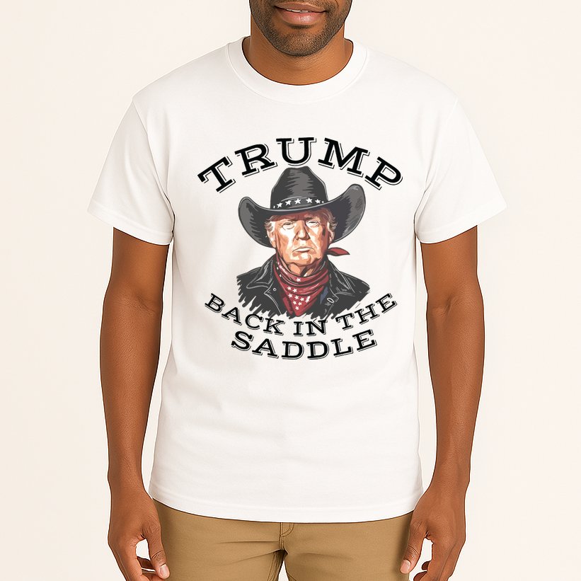 Western Trump Cowboy Tall T-Shirt