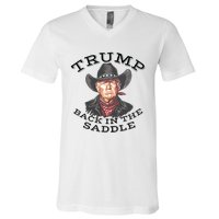 Western Trump Cowboy V-Neck T-Shirt