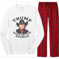 Western Trump Cowboy Long Sleeve Pajama Set