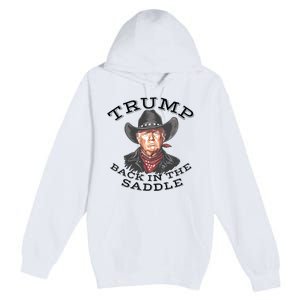 Western Trump Cowboy Premium Pullover Hoodie