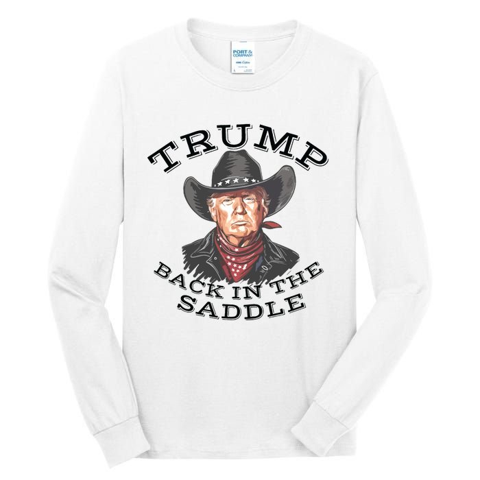 Western Trump Cowboy Tall Long Sleeve T-Shirt