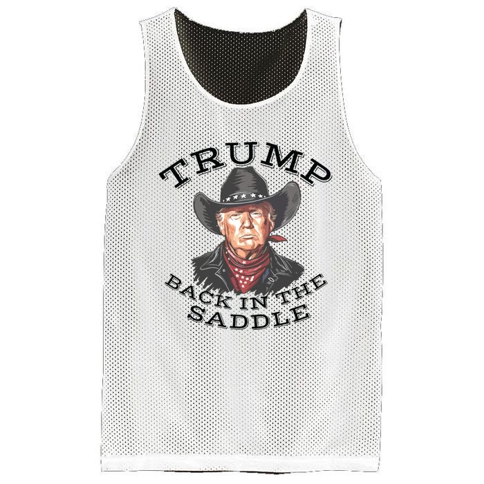 Western Trump Cowboy Mesh Reversible Basketball Jersey Tank