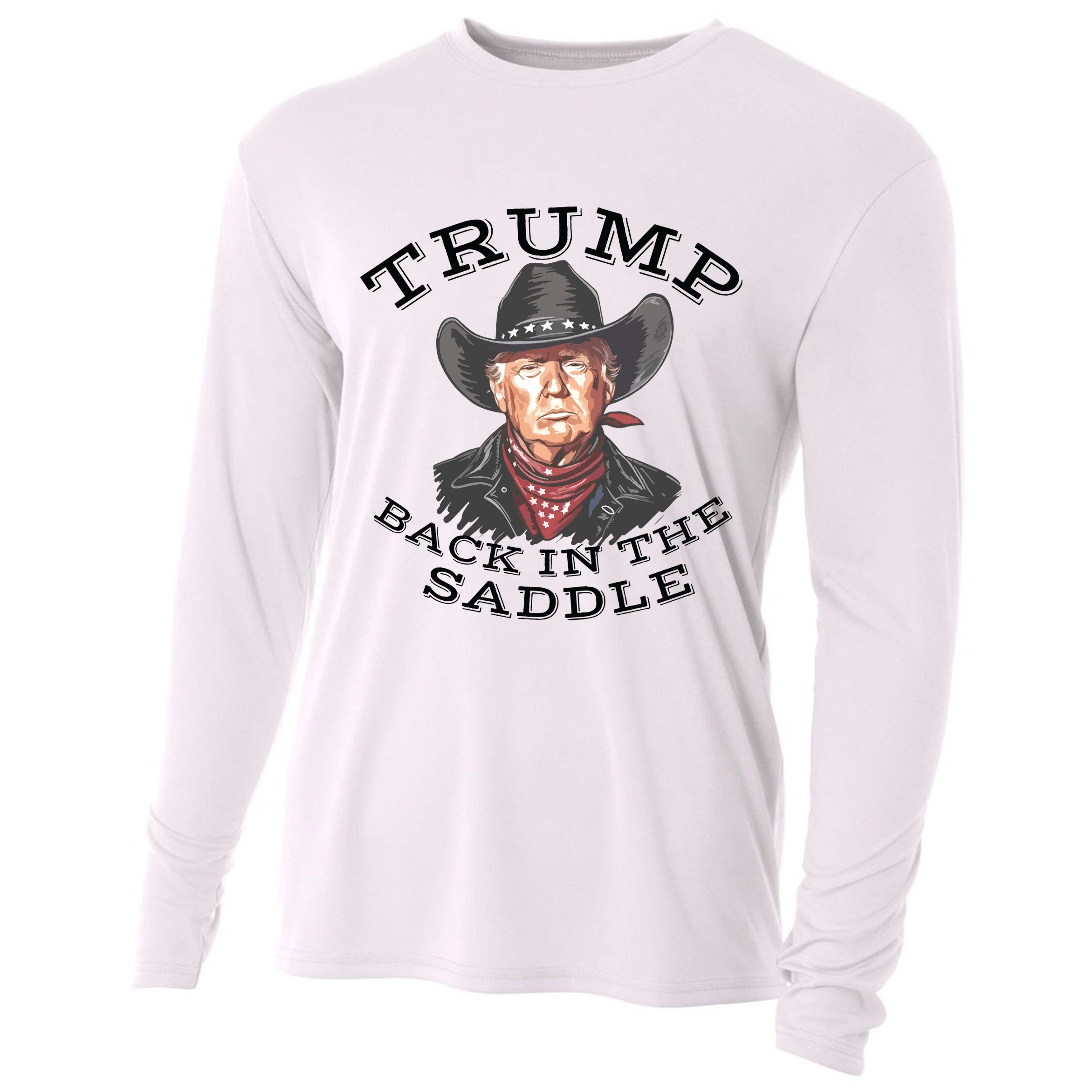 Western Trump Cowboy Cooling Performance Long Sleeve Crew