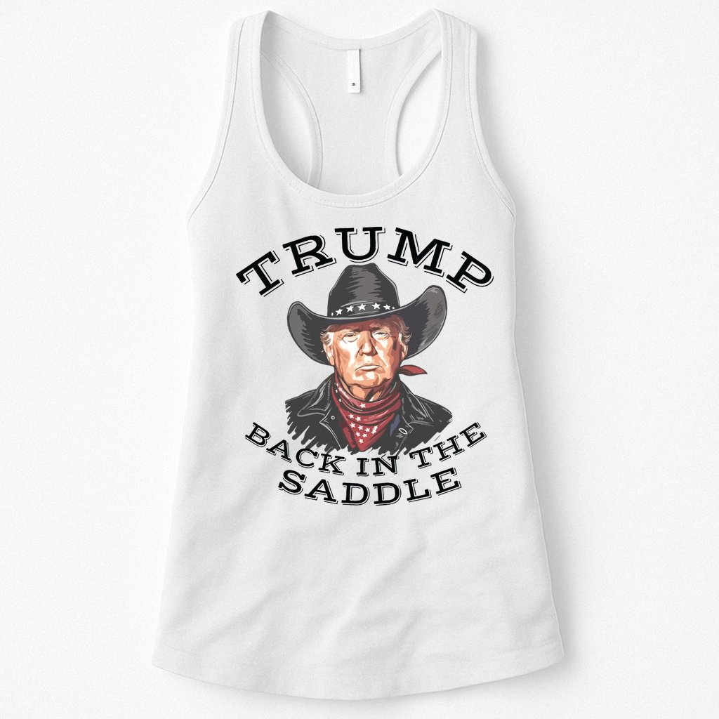 Western Trump Cowboy Womens Tank Top