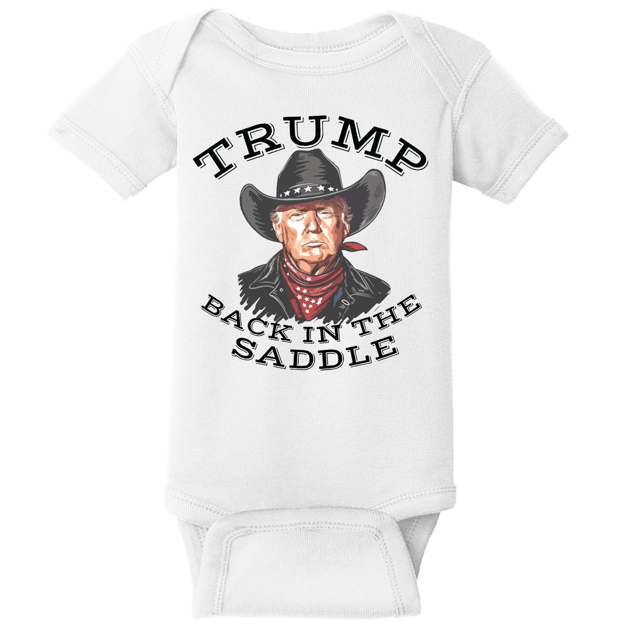 Western Trump Cowboy Baby Bodysuit