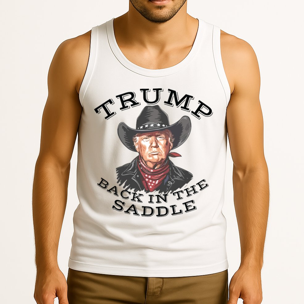 Western Trump Cowboy Tank Top