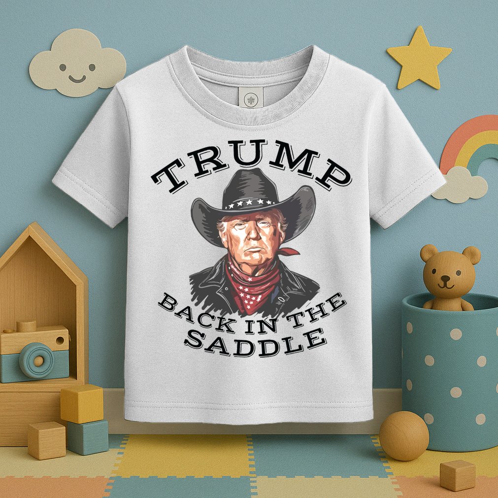 Western Trump Cowboy Toddler T-Shirt