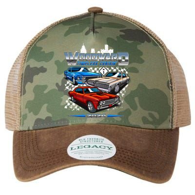 Woodward Timeless Cruisin 2024 Muscle Cars Legacy Tie Dye Trucker Hat