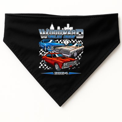 Woodward Timeless Cruisin 2024 Muscle Cars USA-Made Doggie Bandana