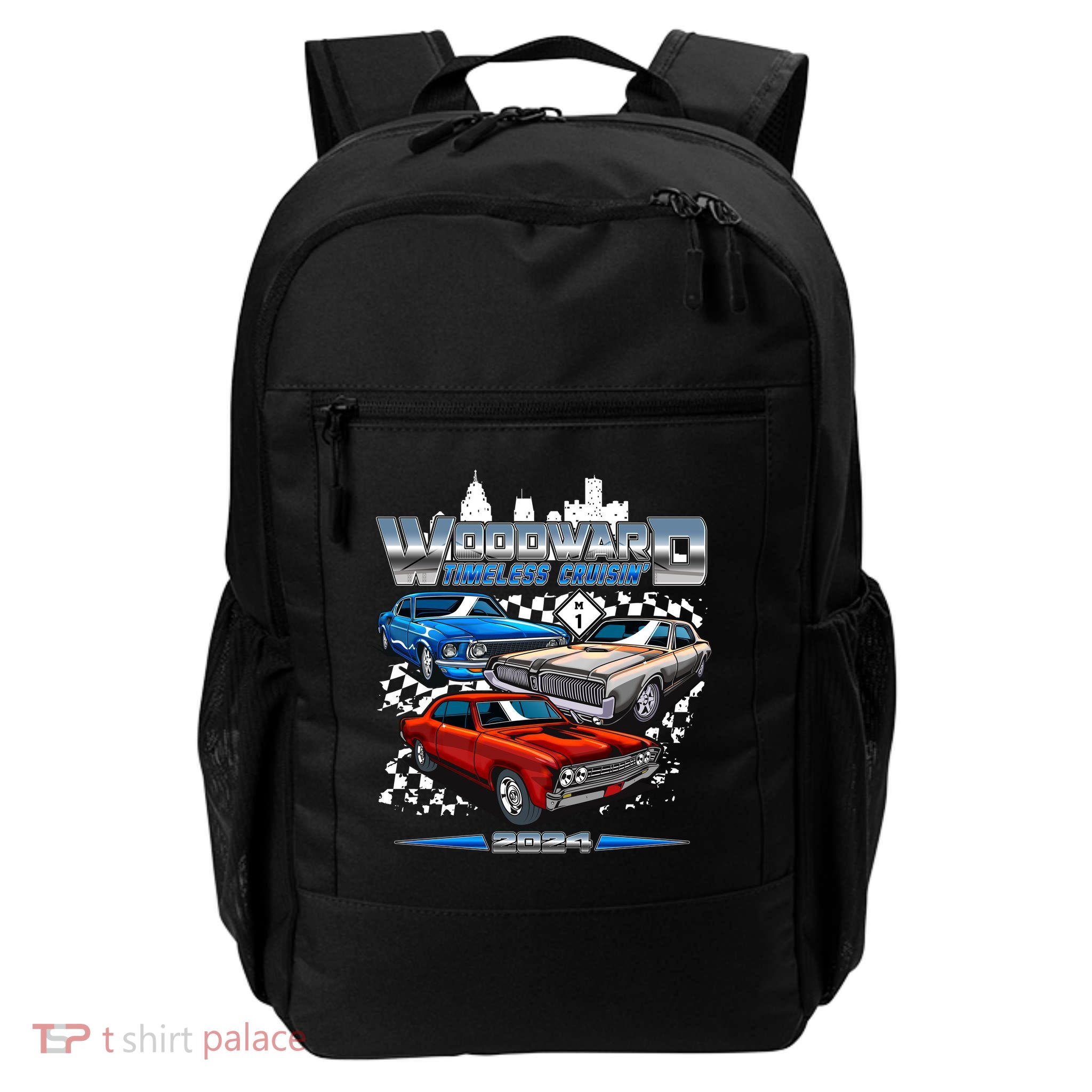 Woodward Timeless Cruisin 2024 Muscle Cars Daily Commute Backpack