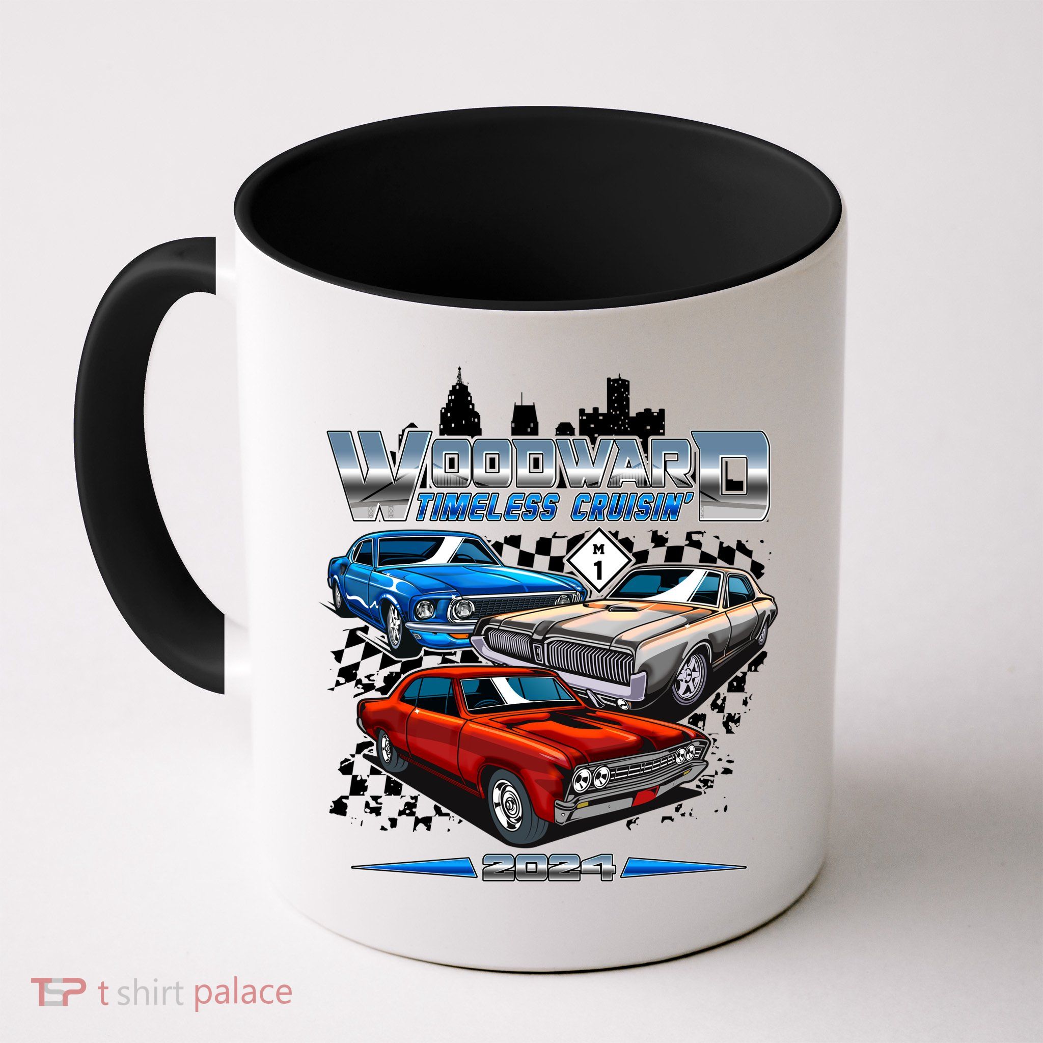 Woodward Timeless Cruisin 2024 Muscle Cars Coffee Mug