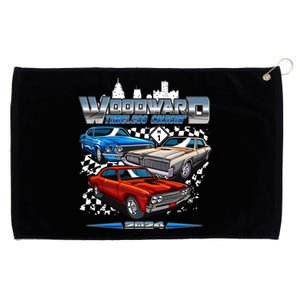 Woodward Timeless Cruisin 2024 Muscle Cars Grommeted Golf Towel