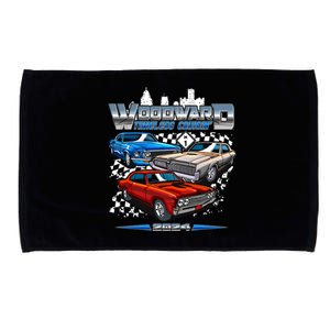 Woodward Timeless Cruisin 2024 Muscle Cars Microfiber Hand Towel