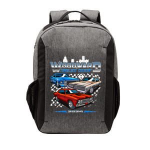 Woodward Timeless Cruisin 2024 Muscle Cars Vector Backpack