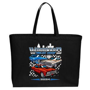 Woodward Timeless Cruisin 2024 Muscle Cars Cotton Canvas Jumbo Tote