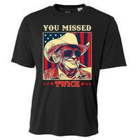 Western Trump Cow You Missed Twice Cooling Performance Crew T-Shirt