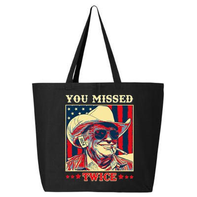 Western Trump Cow You Missed Twice 25L Jumbo Tote