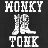 Wonky Tonk Cowboy Boots 7 Panel Mesh Trucker Snapback Hat