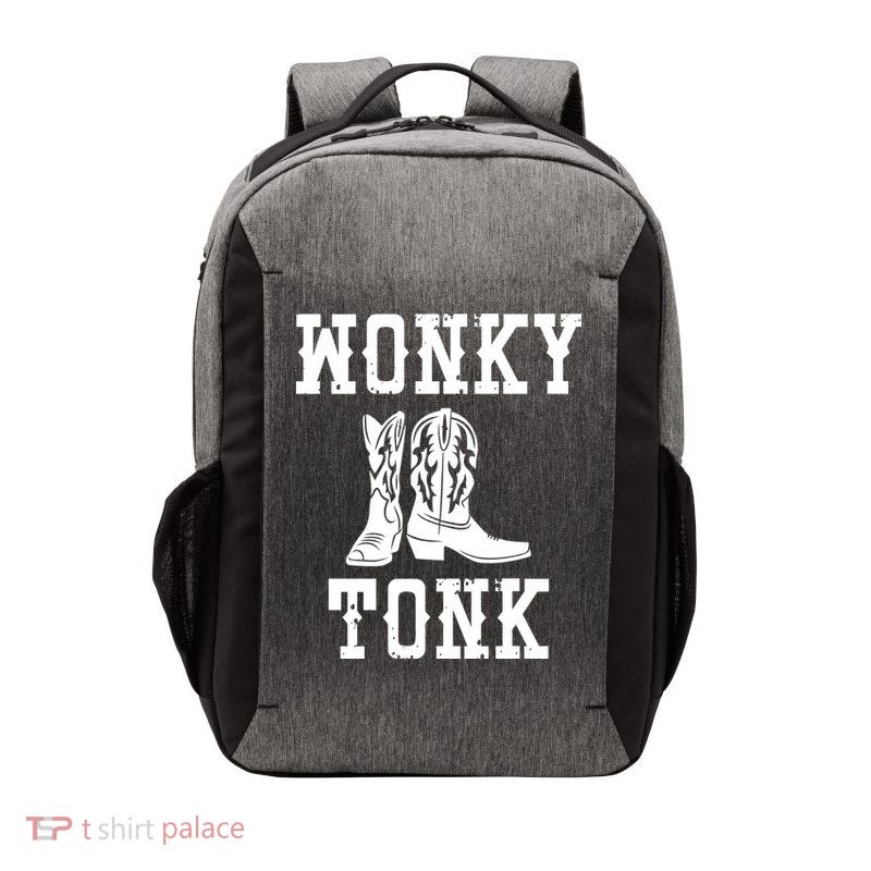 Wonky Tonk Cowboy Boots Vector Backpack