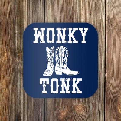 Wonky Tonk Cowboy Boots Coaster