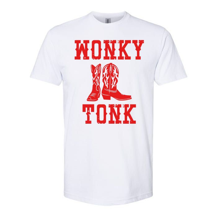 Wonky Tonk Cowboy Boots Softstyle® CVC T-Shirt