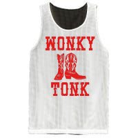 Wonky Tonk Cowboy Boots Mesh Reversible Basketball Jersey Tank