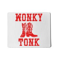 Wonky Tonk Cowboy Boots Mousepad