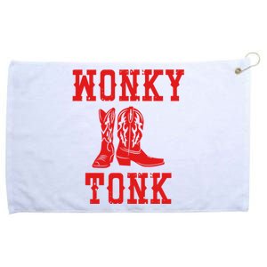 Wonky Tonk Cowboy Boots Grommeted Golf Towel