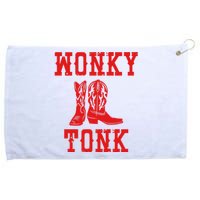 Wonky Tonk Cowboy Boots Grommeted Golf Towel