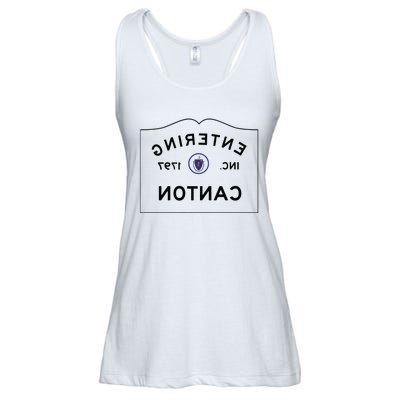 Welcome To Canton Mirrored Ladies Essential Flowy Tank