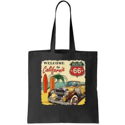Welcome To California, Vintage La California Car Graphic Bag