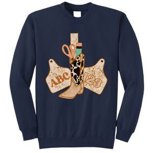 Western Teacher Cowboy Cowgirl Tall Sweatshirt